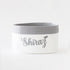 Personalized Storage Basket - Medium - Cursive - Grey